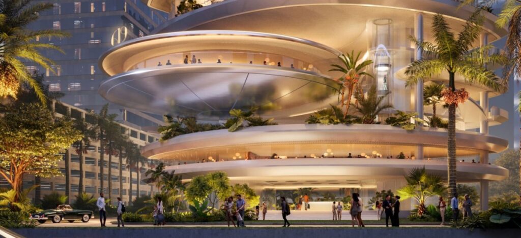 It will be located at the base of the 619 Brickell tower. / Photo via Nobu Hotels