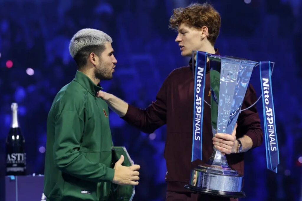 The ATP Finals is the season-ending tournament, featuring only the year's top eight players. / Photo via ATP