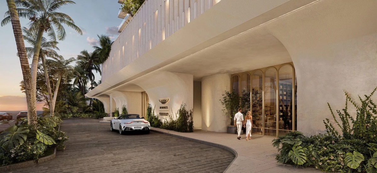 Aston Martin Daytona Beach is expected to be completed in 2029, with sales launching in phases. / Photo via Aston Martin