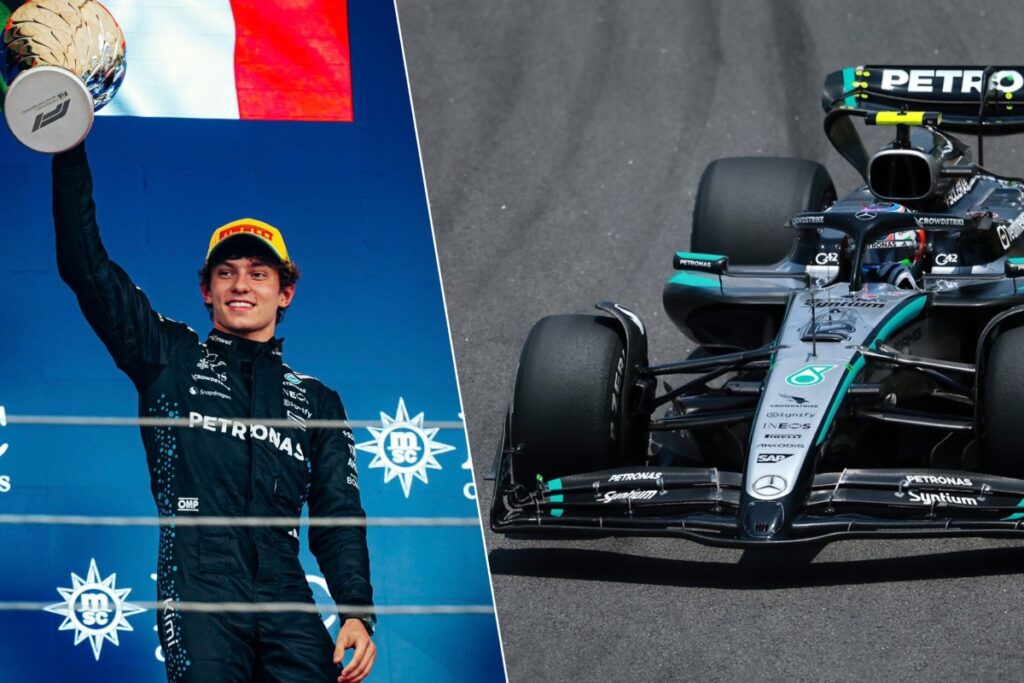 Second place went to Andrea Kimi Antonelli, the young Italian talent bringing renewed energy to Mercedes. / Photo F1