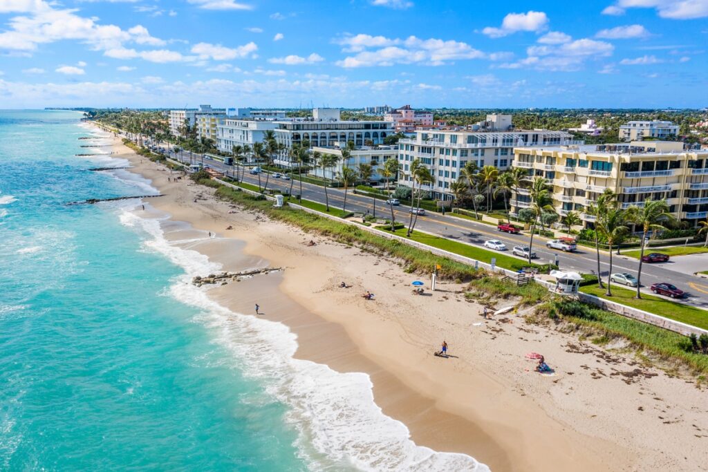 The surge in visitors is directly translating into a substantial $10.5 billion in economic impact for Palm Beach County / Photo via Palm Beach County