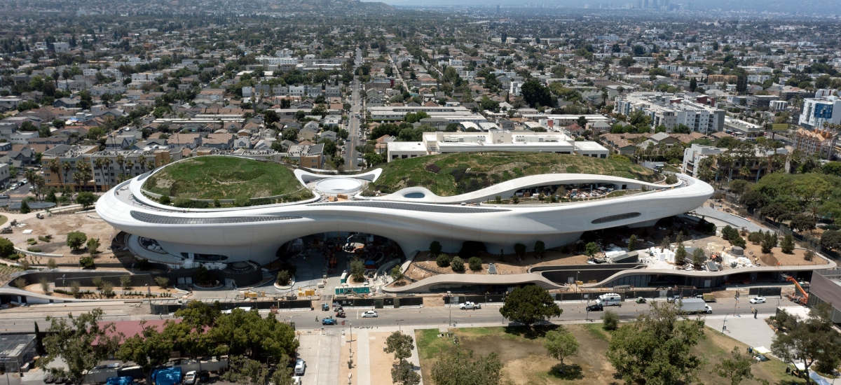 Scheduled to open in Los Angeles in 2026, the Lucas Museum of Narrative Art represents a bold rethinking of what a museum can be / Photo via MAD architects