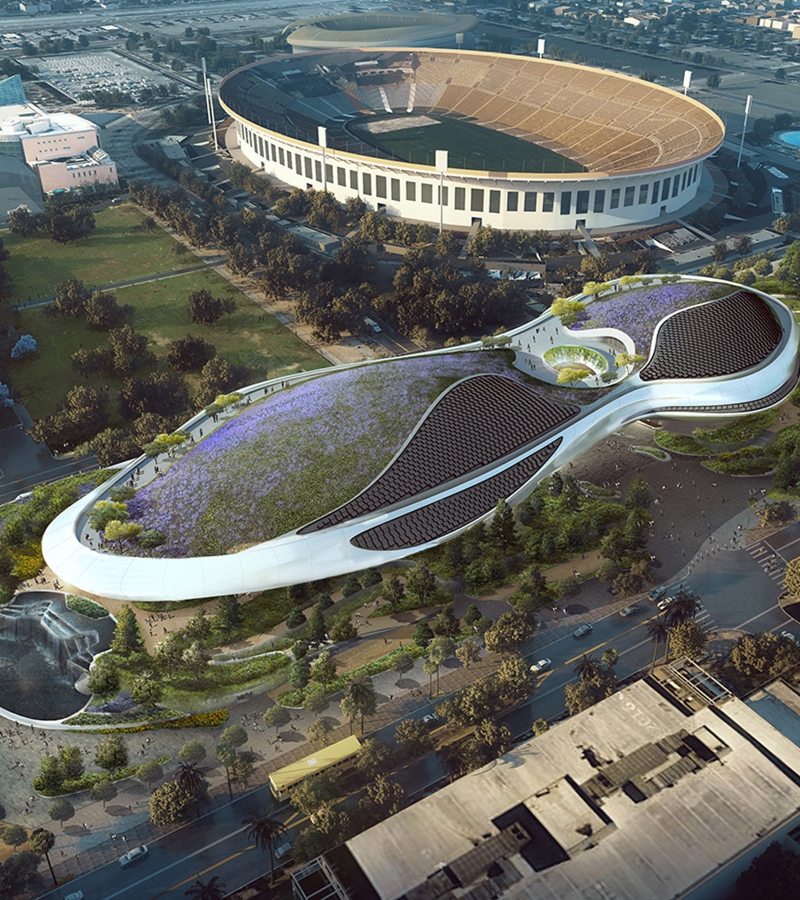 At the heart of the Lucas Museum of Narrative Art is a collection that spans centuries and disciplines / Photo via MAD architects