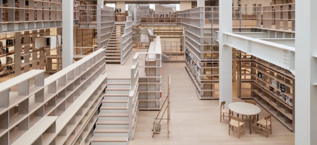 Chanel Contemporary Art Library's debut at the Power Station of Art in Shanghai redefines how the public engages with contemporary ideas, blending scholarship, design, and architecture / Photo Chanel