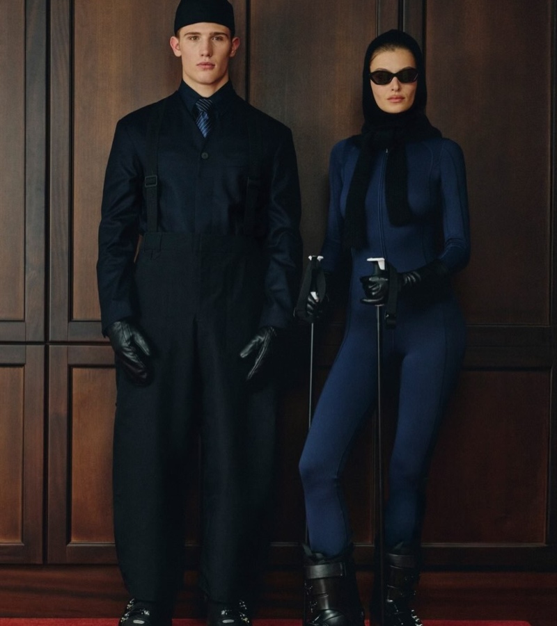 The Après Ski capsule marks another step in their expanding narrative. Its winter-focused vision embraces modern alpine identity with sculpted restraint. / Photo Jacquemus