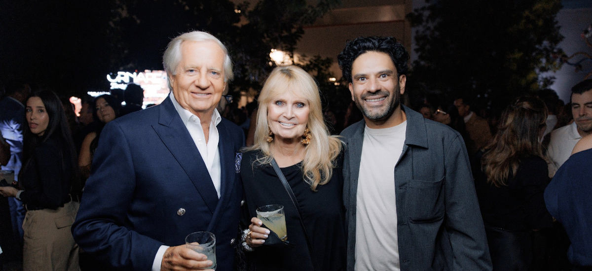 Mark and Sonja Stevens with Claudio Faria
