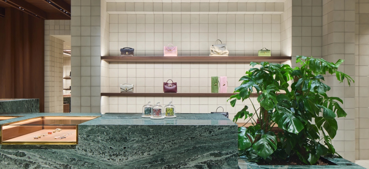 Located at 58 Gansevoort Street, the new Bottega Veneta store officially welcomes clients beginning Saturday, December 13, 2025 / Photo via Bottega Veneta