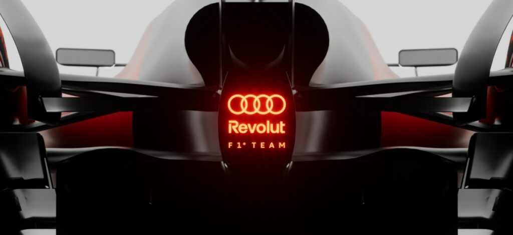 The team is officially named the Audi Revolut F1 Team, reflecting its partnership with global fintech Revolut. / Photo via Revolut