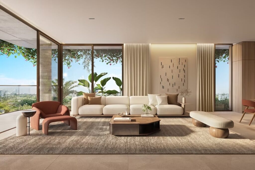 Residences range from two to four bedrooms plus den, designed with refined finishes and generous layouts. / Photo via Colette Residences