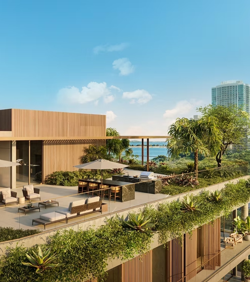 With its intimate scale, refined design, and curated amenities, Colette Residences introduces a new chapter of boutique luxury in South Brickell. / Photo via Colette Residences