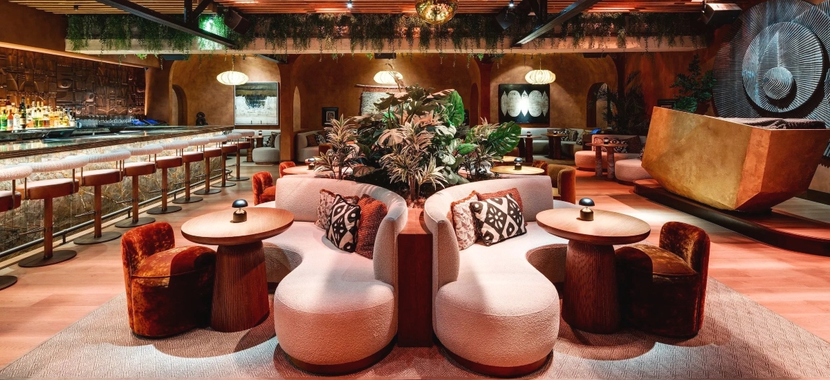 A refined MediterrAsian concept blending Mediterranean flavors with Asian techniques. / Photo via MILA