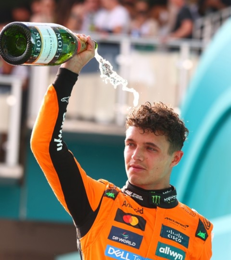 Oscar Piastri remains mathematically alive but requires near-perfect conditions. / Photo via F1