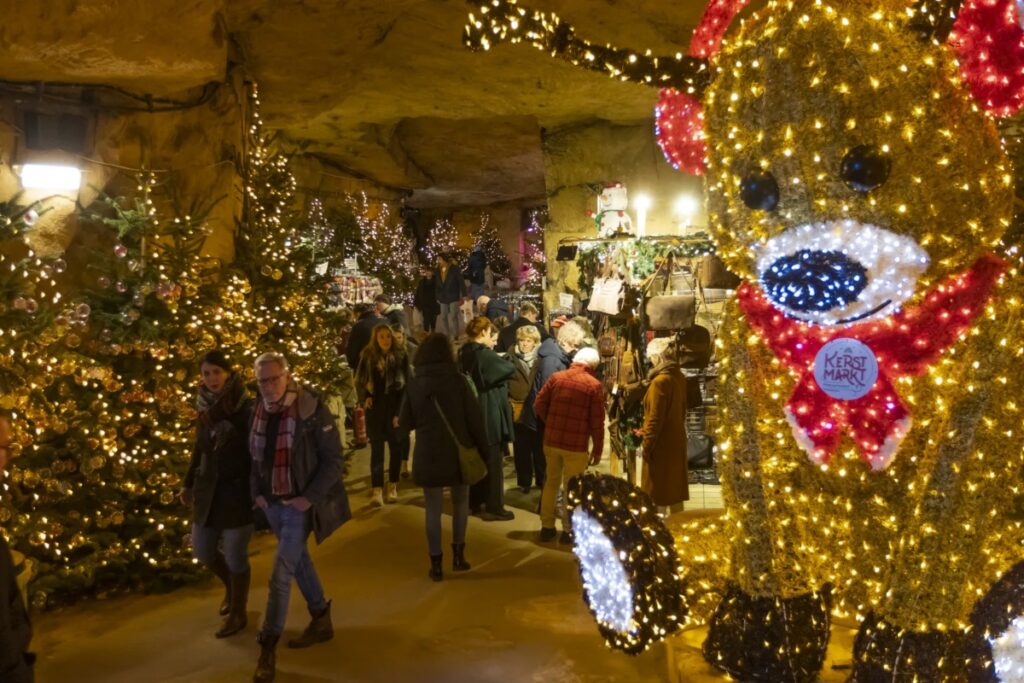 In Valkenburg, Netherlands, holiday cheer unfolds underground. / The Irish Sun