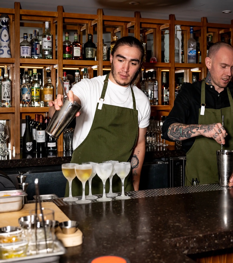 Drinks arrive thoughtfully presented, never overdesigned. Glassware complements texture, temperature, and aroma. Every sip reveals progression rather than immediate impact. / Photo Seed Library