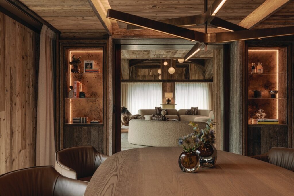 The French Alps provide an iconic backdrop for this ambitious project. / Photo Rosewood Group