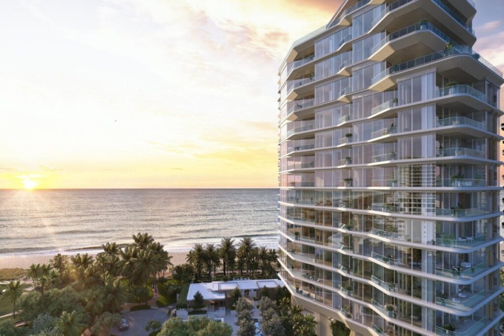 The 18-story tower, designed by Kengo Kuma, includes 22 exclusive units in the Faena District and integrates a restored Versailles Hotel with 56 suites / Photo viva Aman Resorts