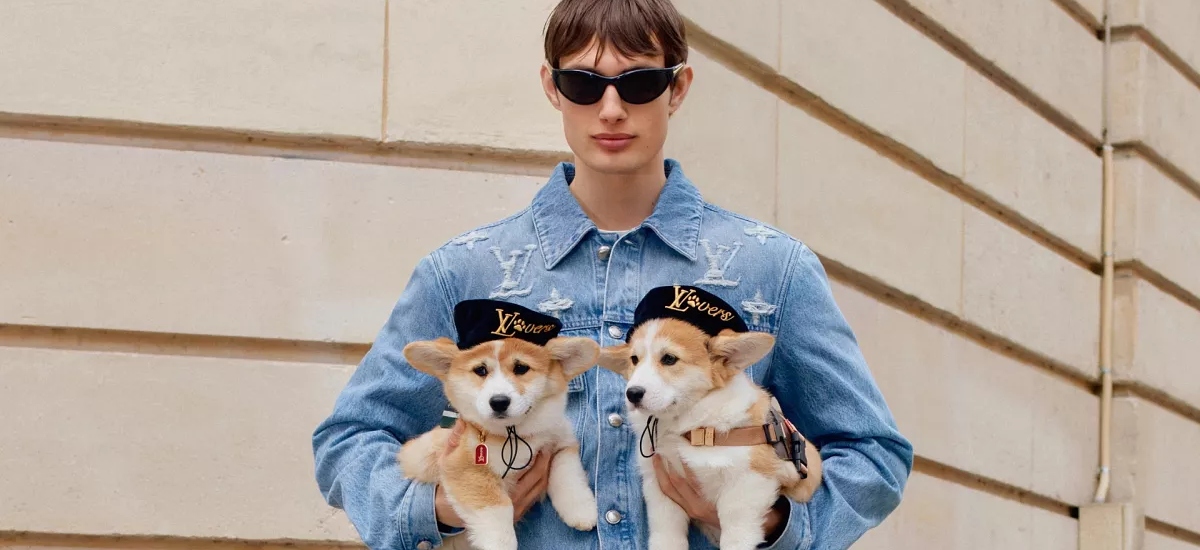 The numbers prove it: the global petcare and petwear sector is on track to reach $500 billion by 2030 / Photo via Louis Vuitton