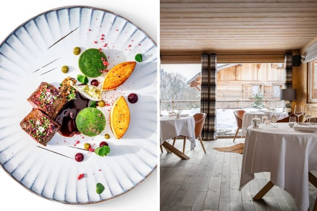 Luxury winter dining