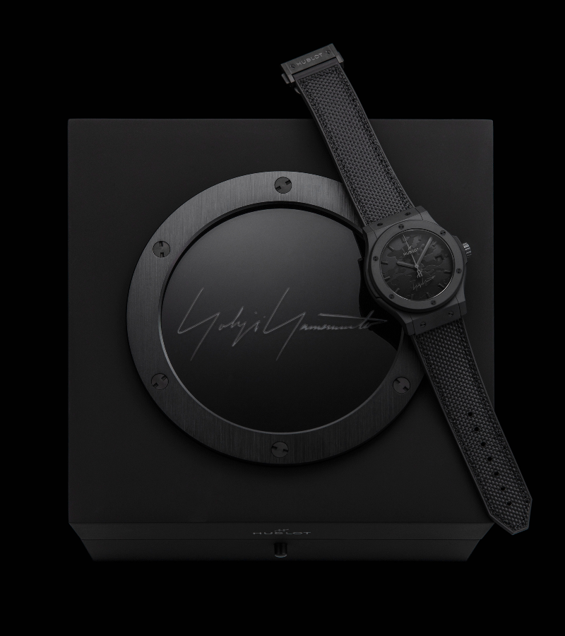 Asymmetry, raw textures, and androgyny shaped a new visual ideology. It was a quiet revolution against flamboyant luxury and rigid formality / Photo Hublot