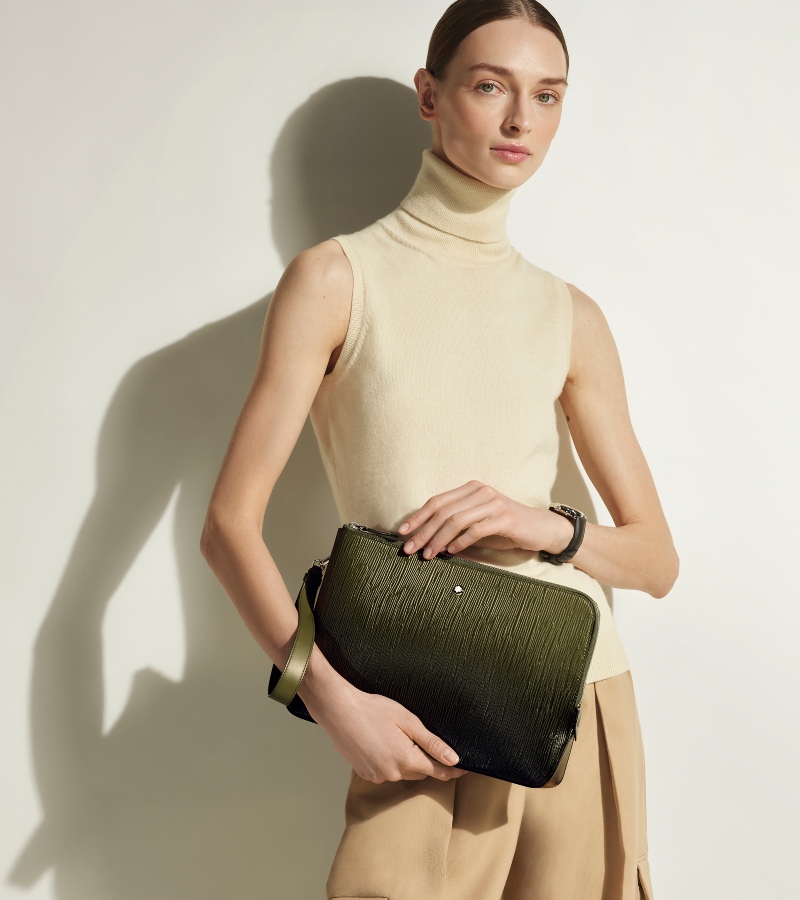 The Montblanc Leather Collections transform writing tools into wearable companions, designed to move seamlessly through modern routines / Photo Montblanc