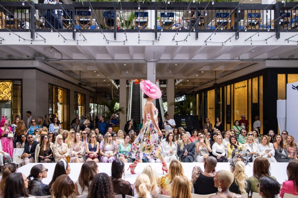 The Pegasus World Cup experience begins before race day. Festivities open with the annual Off To The Races Fashion Show. The event will take place on Wednesday, January 14 / Photo Neiman Marcus Bal Harbour