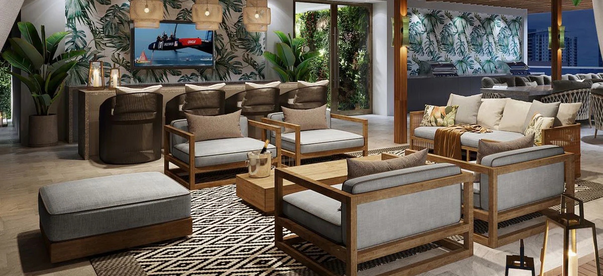 Floor-to-ceiling glass defines the exterior, allowing daylight to flood interior spaces naturally. Balconies extend living areas outward, inviting the outdoors inside every residence / Photo Sixth&Rio