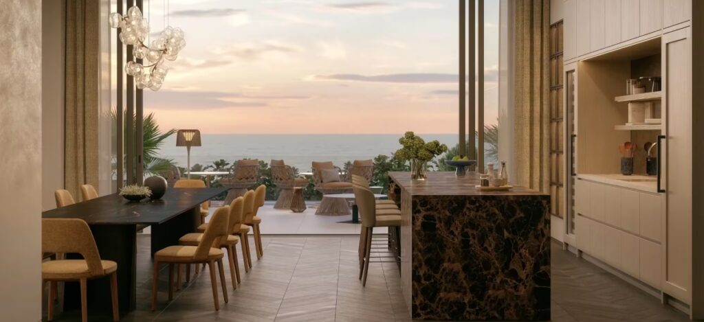 Set across both the Atlantic Ocean and the Intracoastal Waterway, this exclusive enclave redefines what it means to live connected to water, design, and purpose / Photo Rosewood Residences